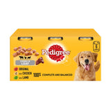Pedigree Adult Wet Dog Food Tins Mixed in Loaf