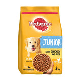 Pedigree Complete Junior Puppy Dry Dog Food Poultry &amp;amp; Vegetables 3kg