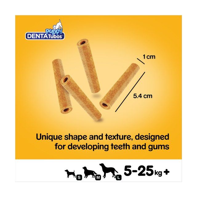 Pedigree Denta Tubo Puppy Dog Dental Treats    3 x 24g