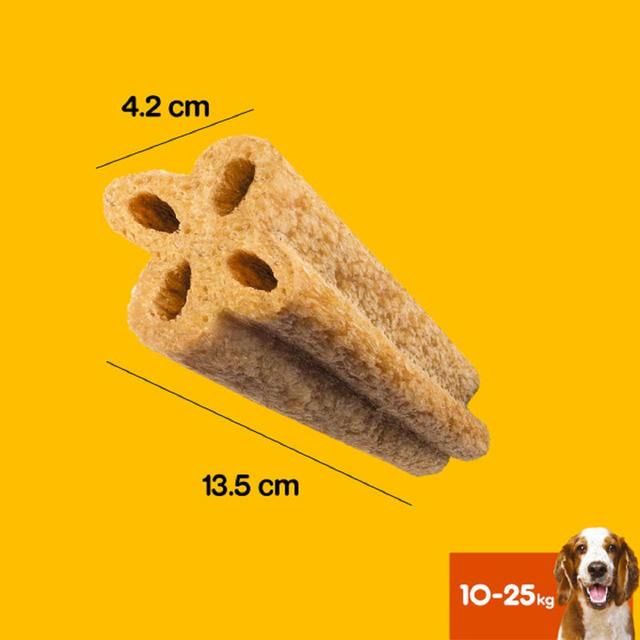 Pedigree Dentastix Advanced Medium Dog Treat Chicken Dental Chew   80g