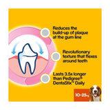 Pedigree Dentastix Advanced Medium Dog Treat Chicken Dental Chew   80g