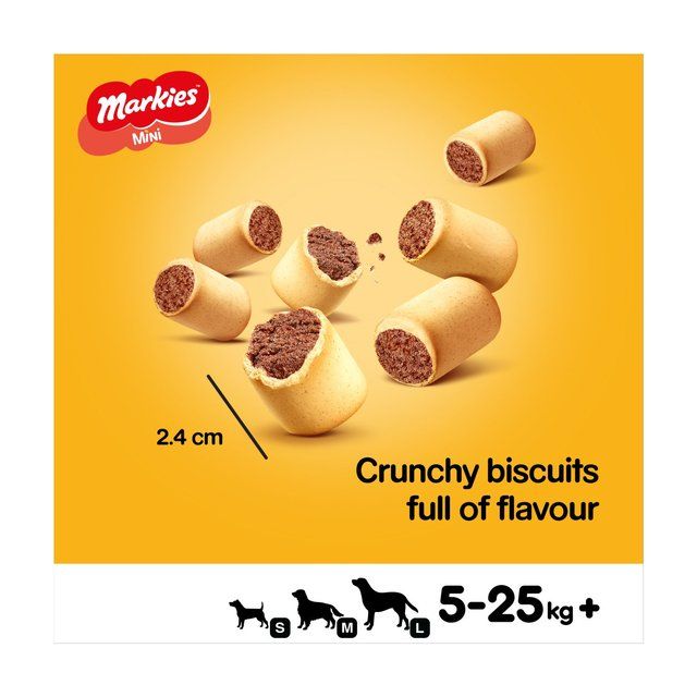 Pedigree Markies Mini Adult Dog Treats Marrowbone Biscuits    500g