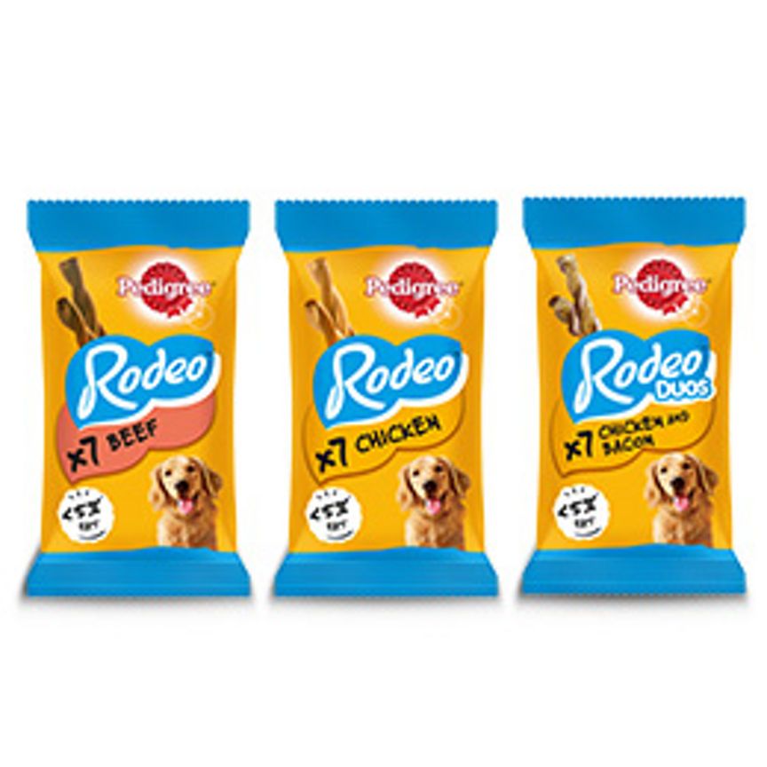 Pedigree Rodeo Adult Dog Treats Sticks &amp;amp; Chews Mix Bundle