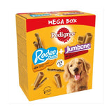 Pedigree Rodeo Duos &amp;amp; Jumbone Medium Dog Treats Mega Box    780g