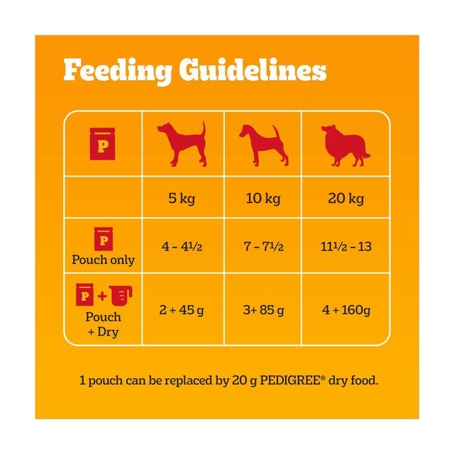 Pedigree Wet Dog Food Pouches with Beef Liver and Vegetables in Gravy   12 x 100g