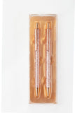 Pen &amp;amp; Gear Rose Gold Glitter Pens 2 Pack