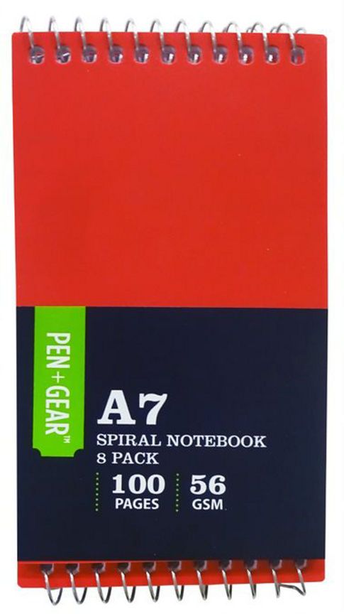 Pen &amp;amp; Gear Spiral A7 Notebook