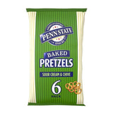 Penn State Sour Cream &amp;amp; Chive Multipack Pretzels 6 Pack   6 x 22g