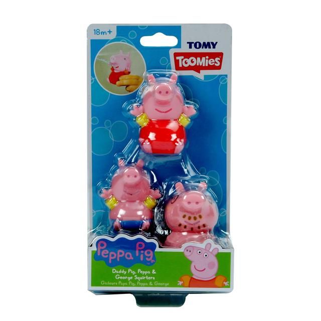 Peppa Pig Daddy Pig Peppa &amp;amp; George Bath Squirters