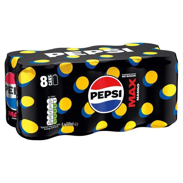 Pepsi Max Mango   8 x 330ml