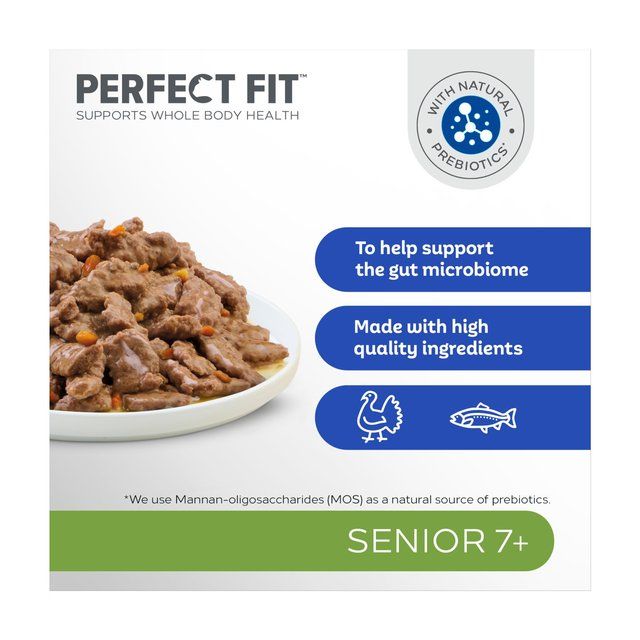 Perfect Fit Cat Pouches Senior 7+ Mixed   12 x 85g