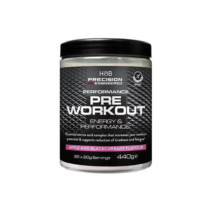 Performance Pre Workout Apple &amp;amp; Blackcurrant 440g