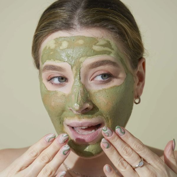 PERL Cosmetics French Green Clay Mask &amp;amp; Calming Mask Oil Set