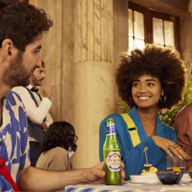 Peroni Nastro Azzurro Beer Lager Bottles   4 x 330ml