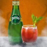 Perrier Sparkling Natural Mineral Water Glass   4 x 330ml