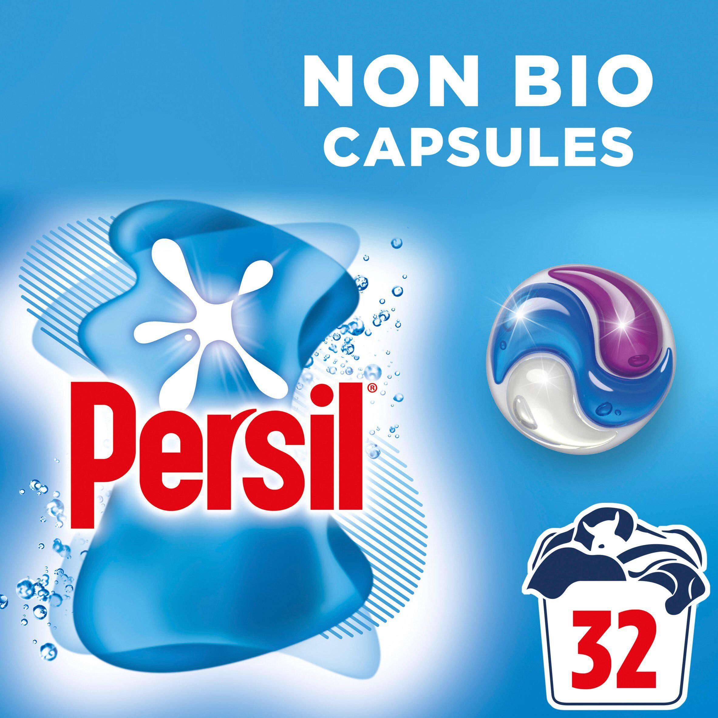 Persil 3 In 1 Non Bio Washing Capsules 32 Washes