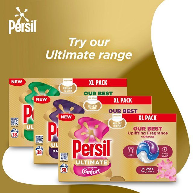 Persil Ultimate Active Clean Laundry Washing Capsules   38 per pack