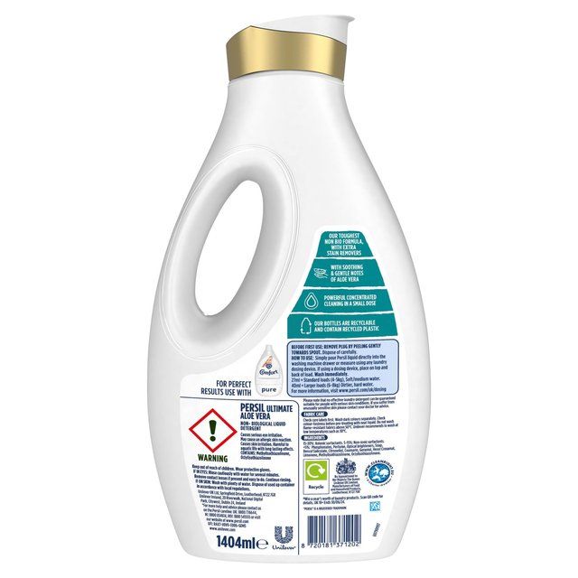 Persil Ultimate Non Bio Aloe Vera Sensitive Washing Liquid 52 Washes   1400ml