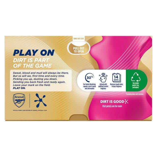 Persil Ultimate Touch of Comfort Laundry Washing Capsules   38 per pack