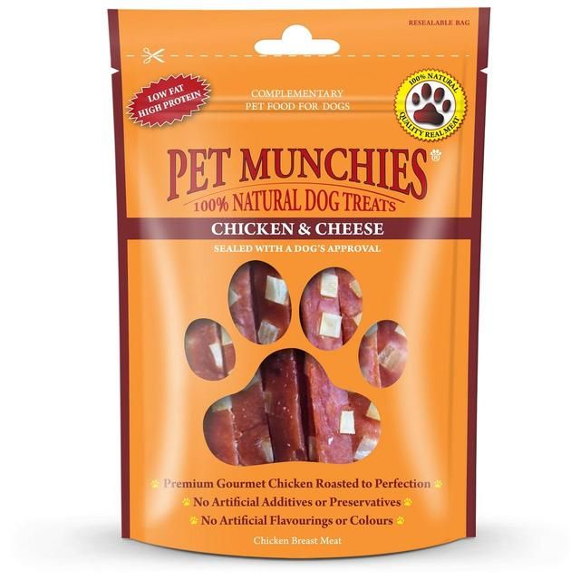 Pet Munchies Chicken &amp;amp; Cheese Dog Treats   100g