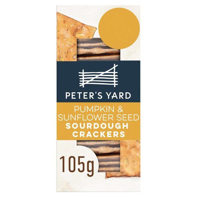 Peter's Yard Pumpkin &amp;amp; Sunflower Seed Sourdough Crackers   105g