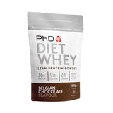 PhD Diet Whey Powder Strawberry Delight 600g Belgian Chocolate