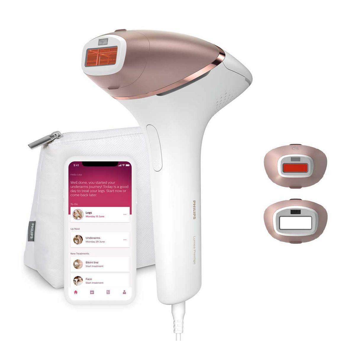 Philips Lumea IPL 8000 Series, corded with 2 attachments for Body and Face &amp;ndash; BRI945/00
