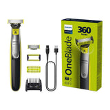 Philips OneBlade 360 for Face &amp;amp; Body with 5-in-1 Adjustable Comb, Body Comb &amp;amp; Skin Guard - Trim, Edge, Shave - QP2834/20