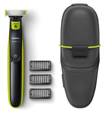 Philips OneBlade Gift Set for Face Trimming, Edging &amp;amp; Shaving QP2520/65