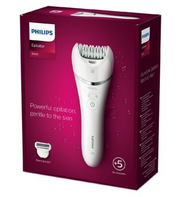 Philips Satinelle Wet &amp;amp; Dry Epilator Series 8000 BRE710/01