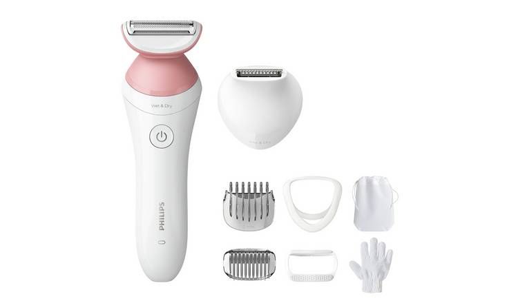 Philips Series 6000 Wet &amp;amp; Dry Cordless Lady Shaver BRL146/00