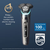 Philips Series 9000 Wet &amp;amp; Dry Electric Shaver with SkinIQ Technology, Charging Stand and Travel Case, S9974/35