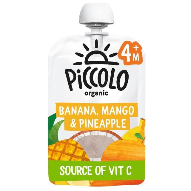 Piccolo Organic Banana Mango &amp;amp; Pineapple Stage 1   100g