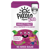 Piccolo Organic Kids Squeezy Fruit Apple, Raspberry &amp;amp; Blueberry 4x