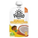 Piccolo Organic Pear, Banana, Coconut &amp;amp; Baby Rice 4m+ 100g