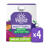 Piccolo Organic Purple &amp;amp; Go Smoothie Multipack 6 Months+ 4 x