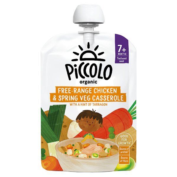 Piccolo Organic Spring Veg &amp;amp; Chicken Casserole 130G St 2