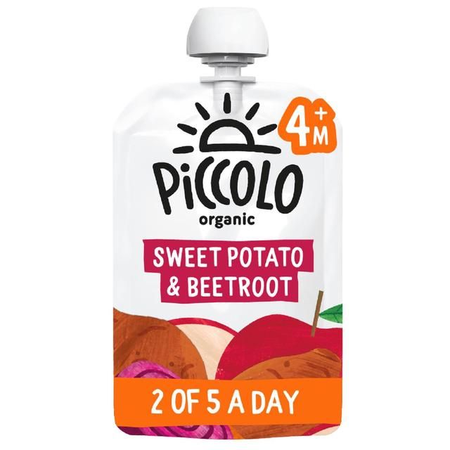 Piccolo Sweet Potato Apple Pear &amp;amp; Beetroot Organic Pouch 4 mths+   100g