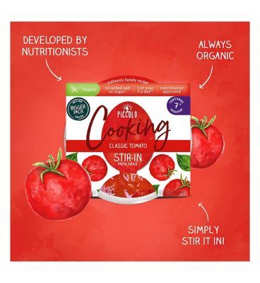 Piccolo Tomato &amp;amp; Basil Pasta Sauce 120g