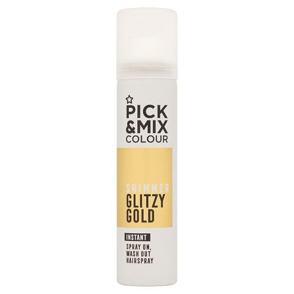 Pick &amp;amp; Mix Colour Hair Spray Gold 75ml