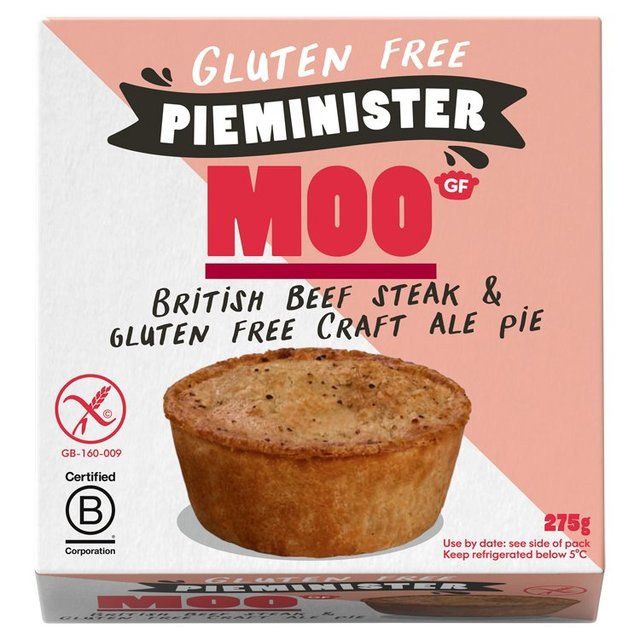 Pieminister Moo Beef Steak &amp;amp; Gluten Free Ale Pie   275g