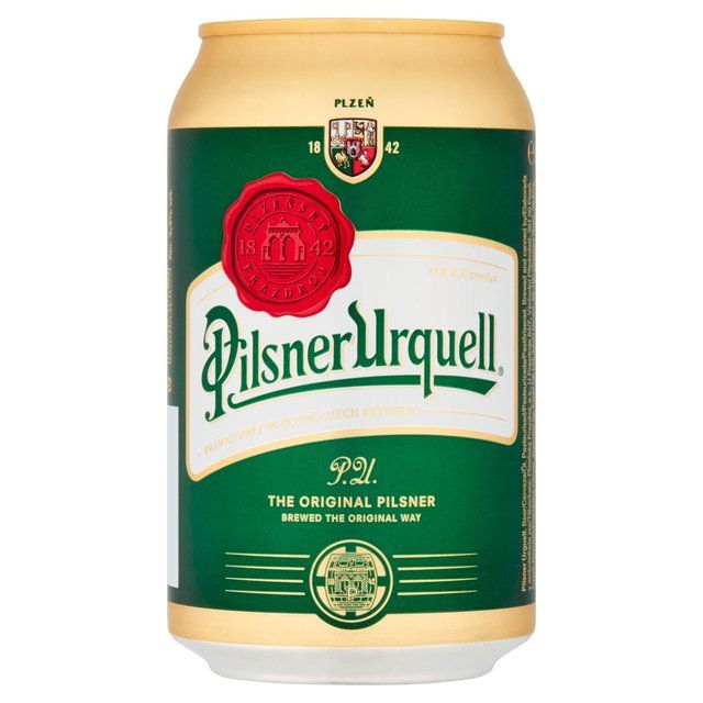 Pilsner Urquell Beer Lager Cans   6 x 330ml