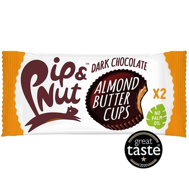 Pip &amp;amp; Nut Dark Chocolate Almond Butter Cups   34g