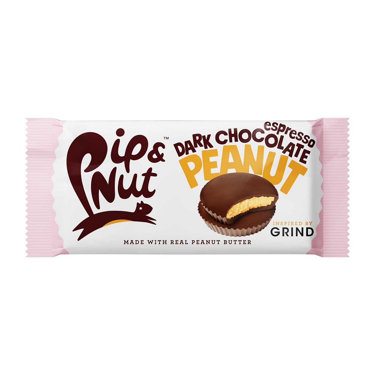Pip &amp;amp; Nut Limited Edition Dark Chocolate Espresso Peanut Butter Cups - 34g
