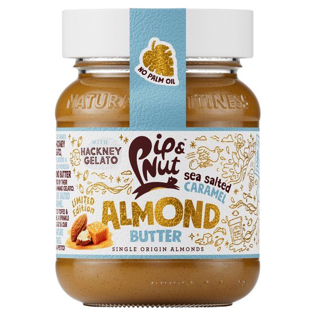 Pip &amp;amp; Nut Limited Edition Hackney Gelato Salted Caramel Almond Butter   170g