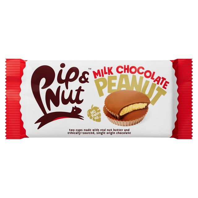 Pip &amp;amp; Nut Milk Chocolate Peanut Butter Cups   34g
