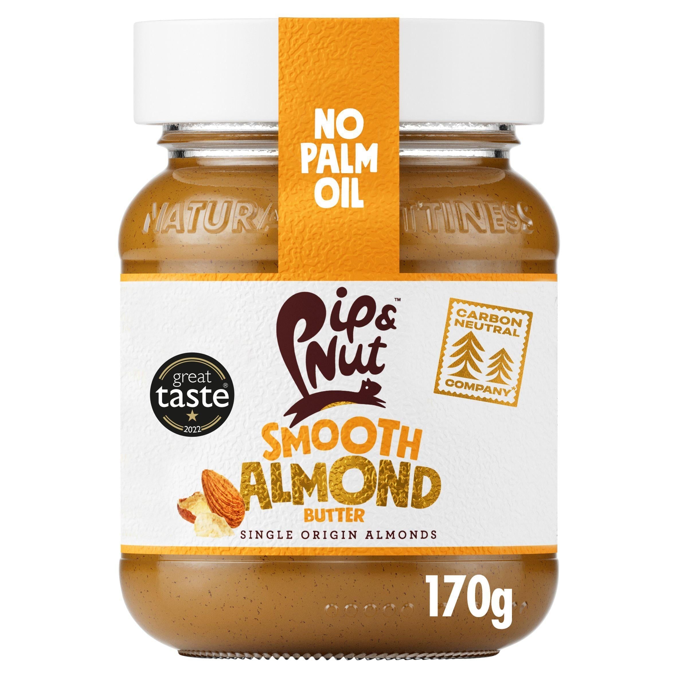 Pip &amp;amp; Nut Smooth Almond Butter 170g