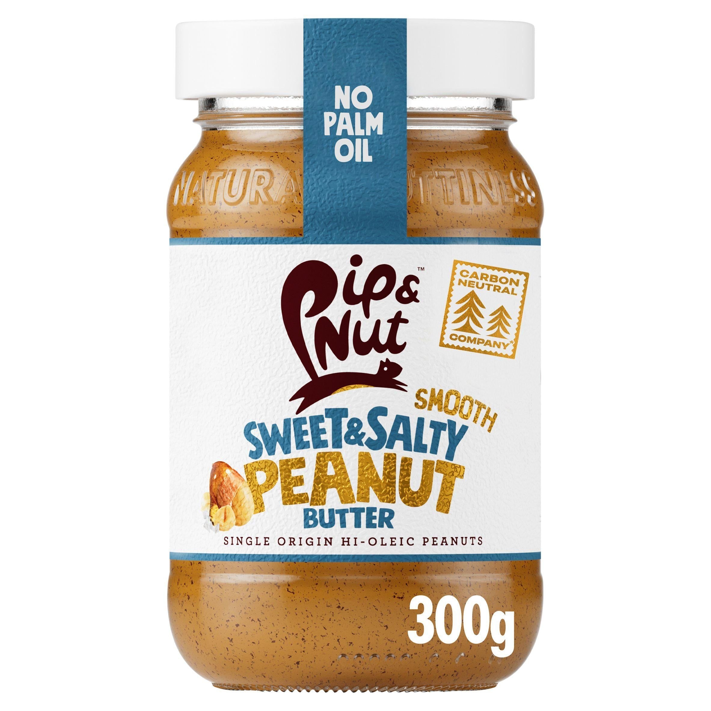 Pip &amp;amp; Nut Smooth Sweet Salty Peanut Butter 300g