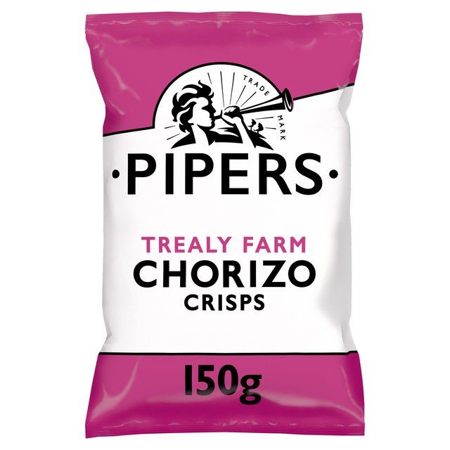 Pipers Trealy Farm Chorizo Sharing Bag Crisps   150g