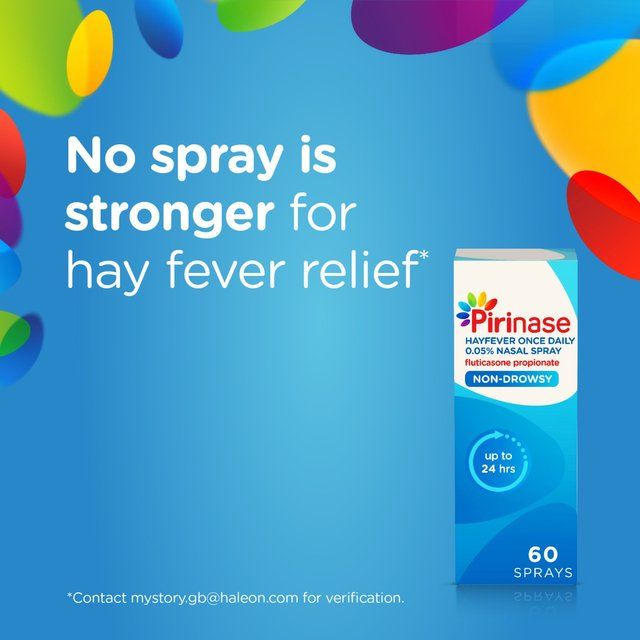 Pirinase Hayfever Nasal Spray 24 Hour Congestion Relief   60ml